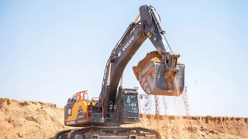 volvo excavator