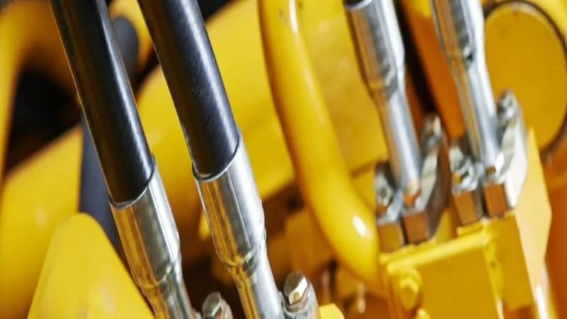 خراطيم هيدروليكية تربط وتُشغِّل المعدات الثقيلة