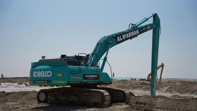 The SK500 track excavator