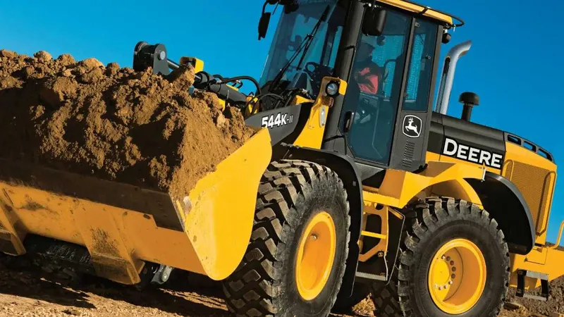 John Deere 544K wheel loader.