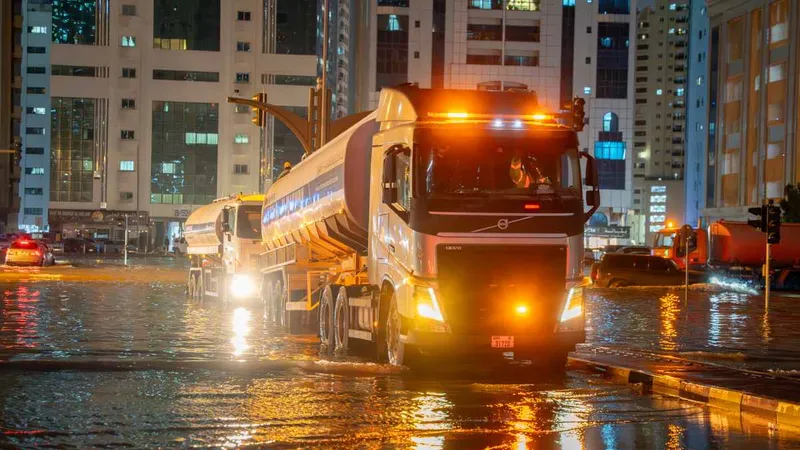 بدلاً من إغلاق الطرق لمد أنابيب التصريف، قام فريق المروان بإنشاء ثلاث منحدرات مؤقتة (مطبات سرعة)