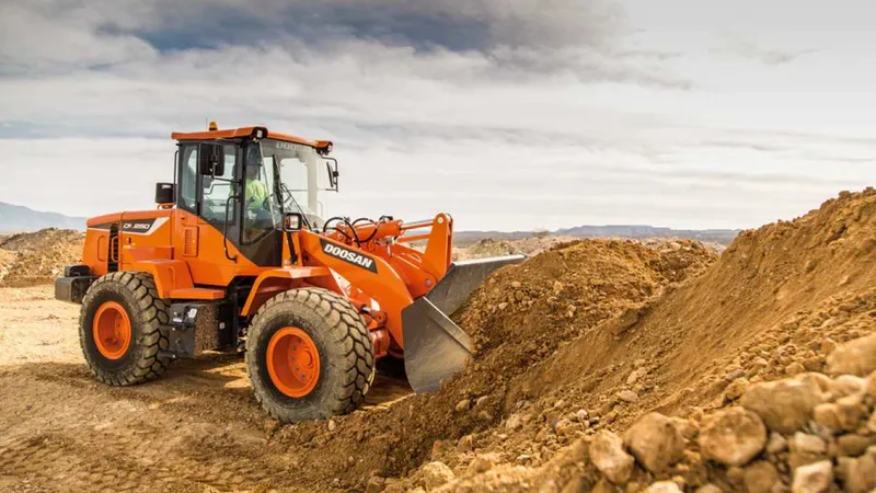 Doosan DL250 wheel loader.