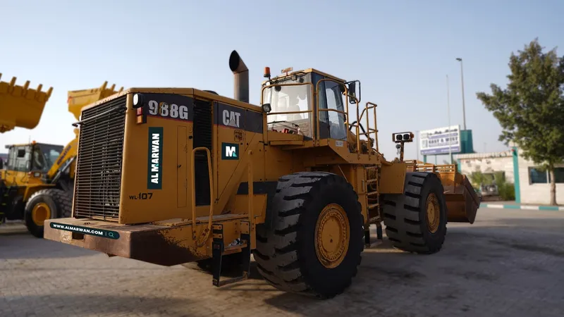 Since 2001, the CAT 988G loader has set new standards of power