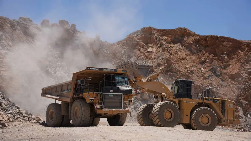 A CAT 773E rigid dump truck as part of Al Marwan’s rental machinery fleet