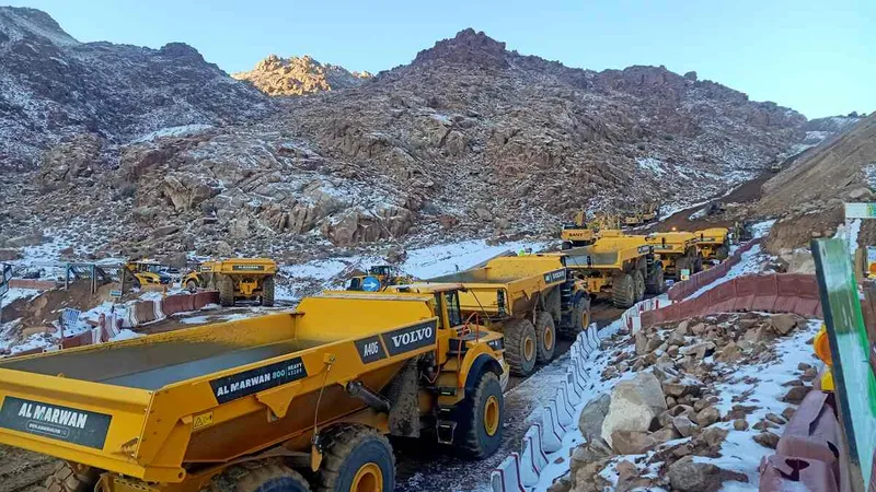 Number of A40G articulated dump trucks