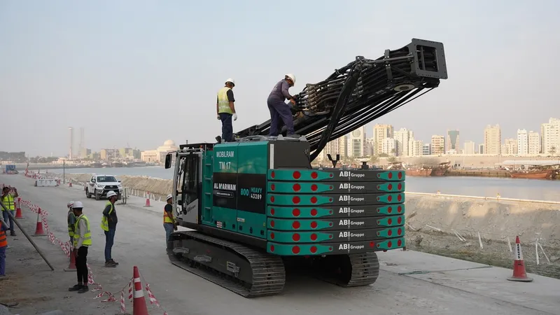 The ABI Mobilram TM17 piledriver offers robust performance, versatility, and environmental consciousness.