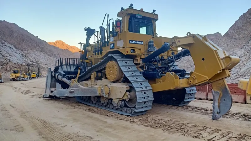 Al Marwan's CAT D11 bulldozer debuts at NEOM giga-project in Saudi