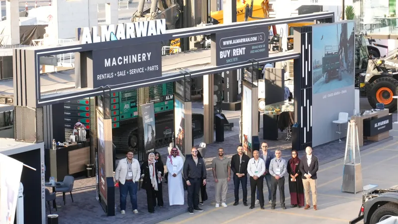 Al Marwan Machinery’s team at the BIG 5 Construct Saudi 2024