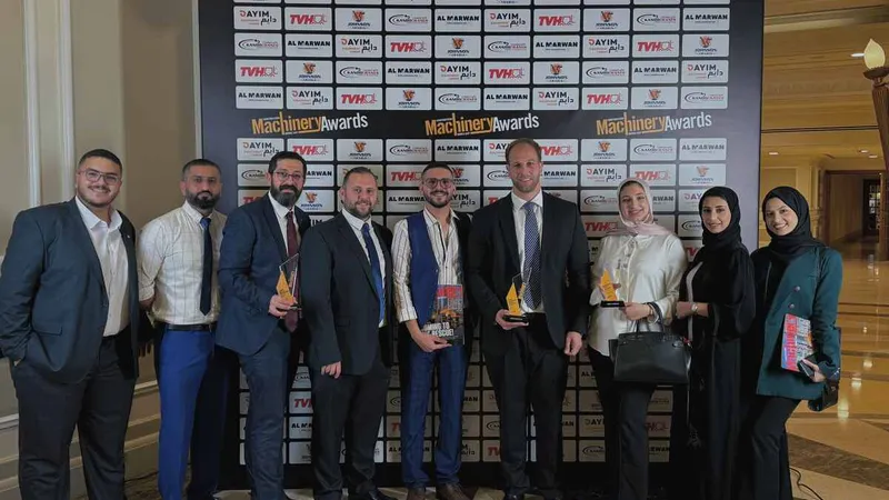 Al Marwan’s team at the CMME Awards 2024