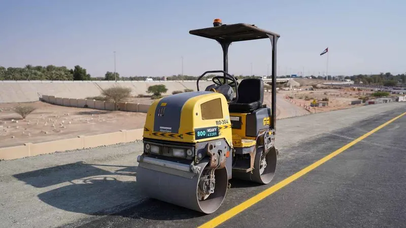 A Dynapac Atlas Copco babyroller