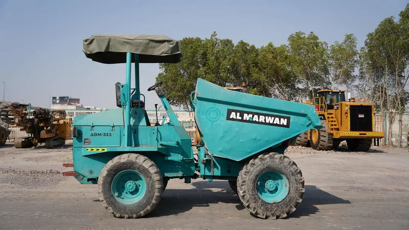 The Benford PT9003 9-ton tipper truck available for rent