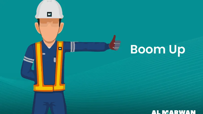 Boom Up Crane Hand Signal