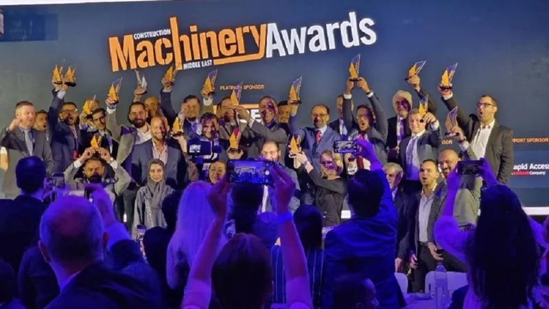 CMME Awards 2023 winners celebrating on the awards stage - Image courtesy of CMME Awards