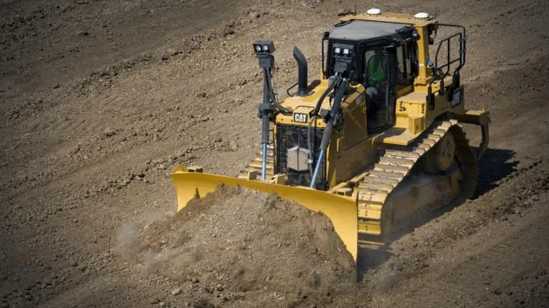 Mid-size dozers like Cat D6T
