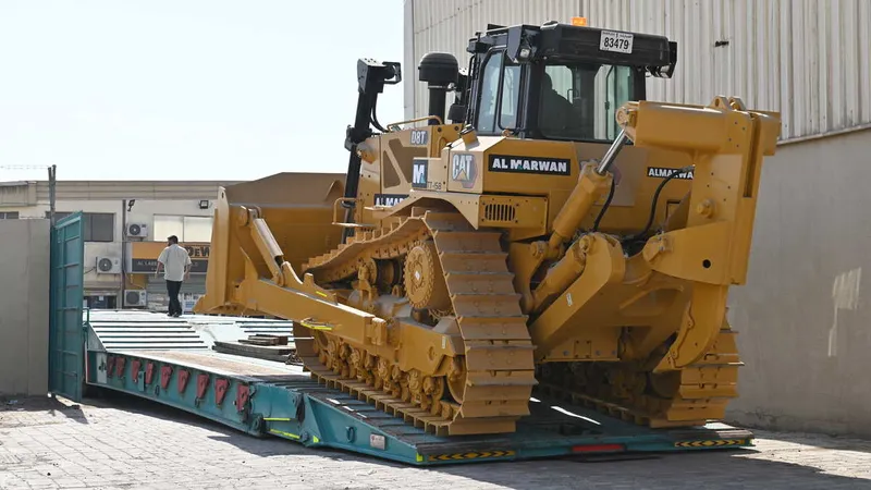 The 40-ton bulldozer Cat D8T