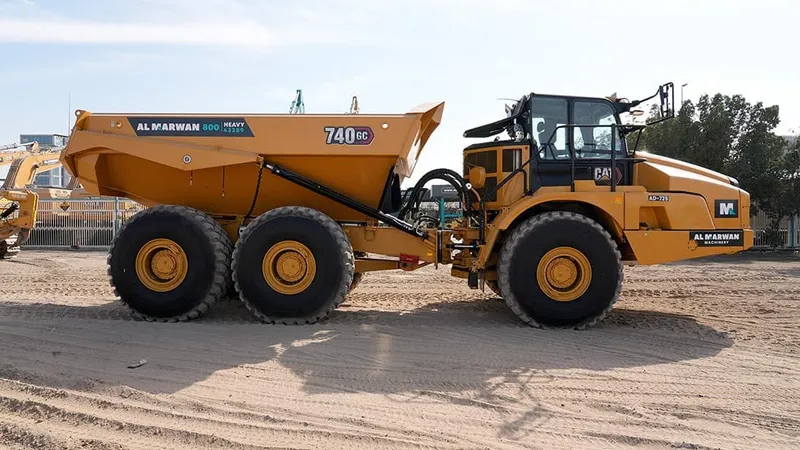 CAT 740GC ADT Truck at Al Marwan’s yard