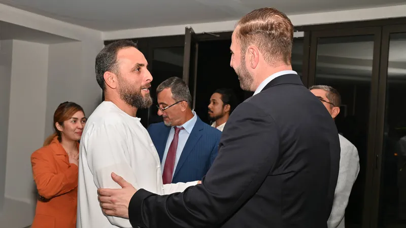 Mr. Motaz Al Zaiem, Welcoming guest to Al Marwan’s open day