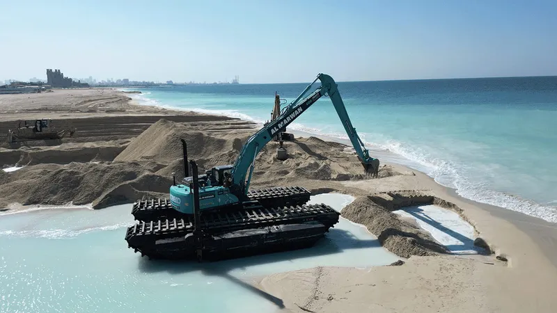 Kobelco Amphibious SK380XDLC-10 Excavator