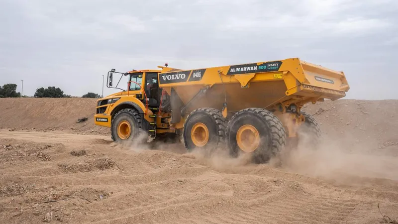 volvo A40G articulated dump truck