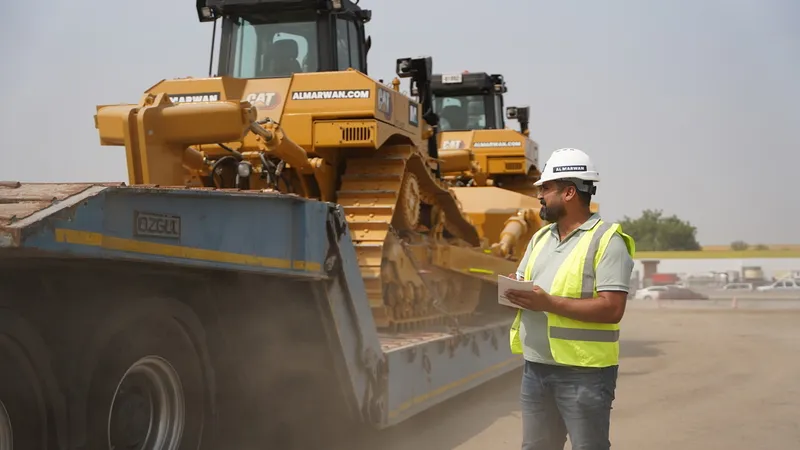 Al Marwan foremen and operators ensure the proper mobilization of our used equipment