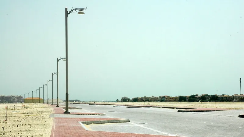 Al Marwan Machinery's work included setting up for the street light electric networks in Palm Jumeirah.