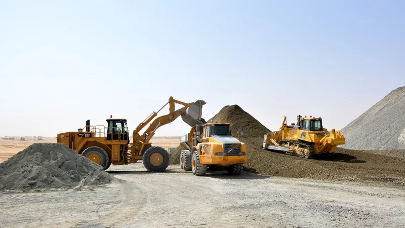 Al Marwan machines preparing the site for major infrastructure works at Tilal City