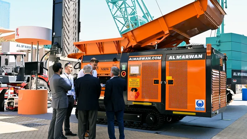 The Pronar MRW 2.85g slow-speed shredder as first debuted into the UAE by Al Marwan as exclusive dealer for Pronar Recycling in the UAE, Saudi, and Oman