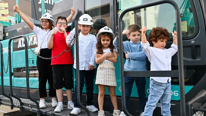 Al Marwan's stand at the Big 5 Global attracts the attention of adults and kids alike