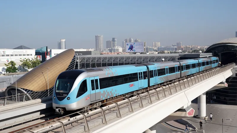 Dubai Metro, image courtesy of Government of Dubai Media Office