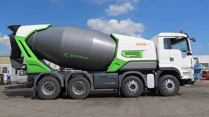 E9 electric truck mixer