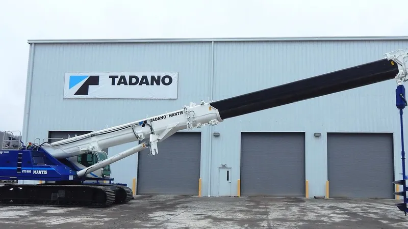 GTC 600 telescopic boom crawler crane