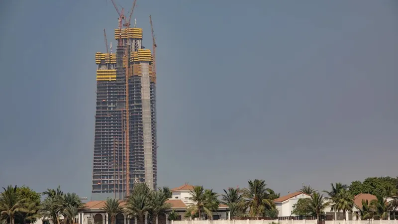 Jeddah Tower construction as it stands - Courtesy of Getty Images