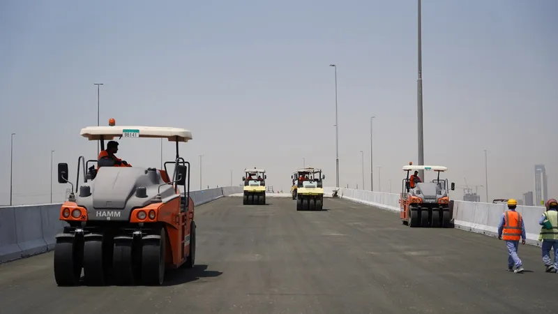 Hamm Pneumatic rollers, available at Al Marwan rental fleet.