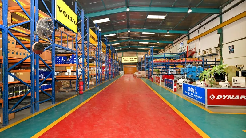 Al Marwan Heavy Machinery has a regular stock of heavy equipment spare parts