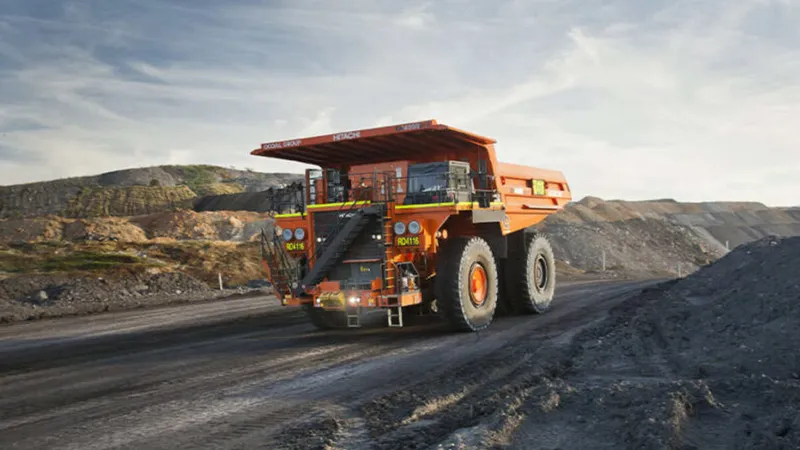 Hitachi EH4000AC-3 rigid dump truck - Image courtesy of Hitachi US