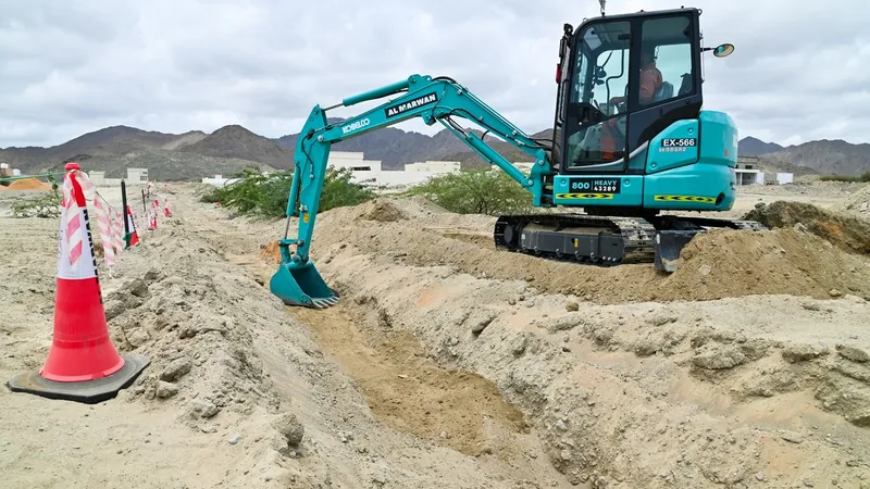 Mini excavators such as the 5-ton KOBELCO SK55SR are versatile and efficient machines suited for various tasks in construction and landscaping