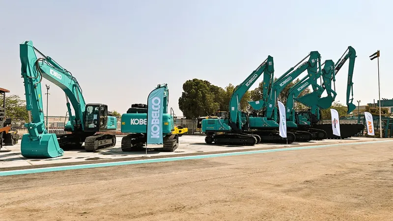 Kobelco Excavators showcased by Al Marwan