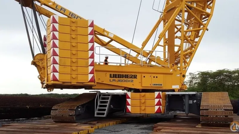 The Liebherr LR 1600 Crawler Crane