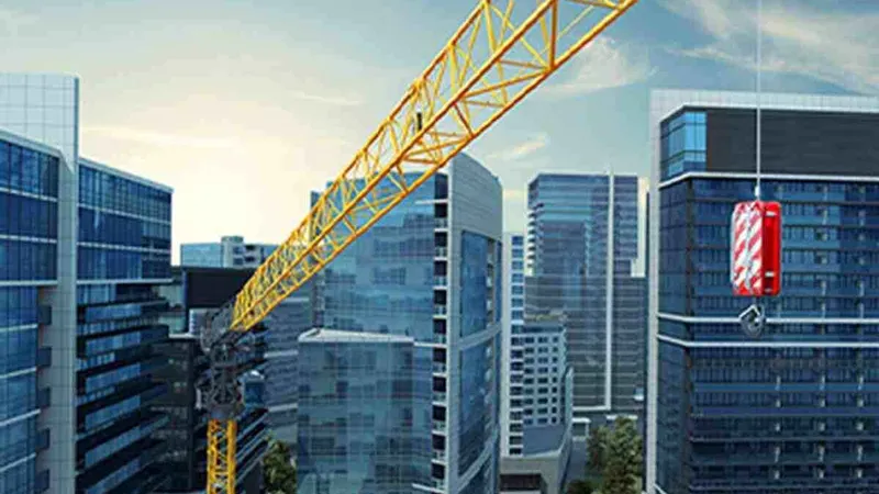 The Liebherr 195 HC-LH 6/12 luffing jib crane - Image courtesy of Liebherr