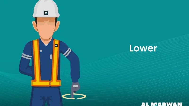 Lower Crane Hand Signal