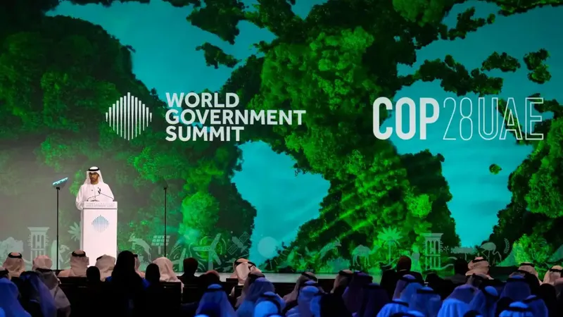 UAE demonstrates remarkable leadership in the global fight against climate change this year at COP28 - image courtesy of New Scientist