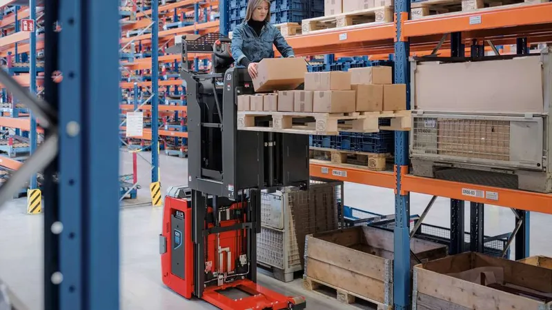 Order pickers help minimize physical strain on the driver