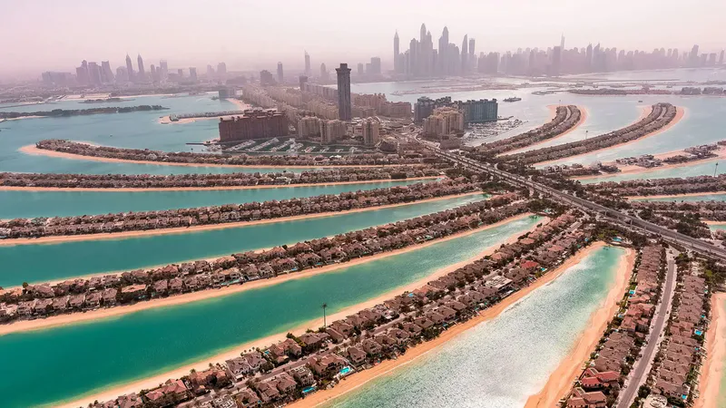 Palm Jumeirah, Dubai's iconic man-made island, image courtesy of Visit Dubai