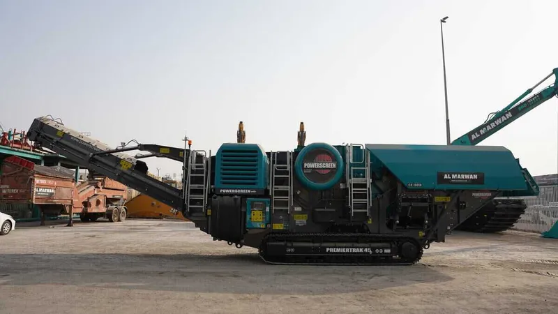 Powerscreen Premiertrak 450 jaw crusher
