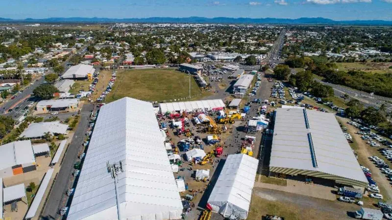 An aerial view of a previous QME edition - Image courtesy of Mining Magazine