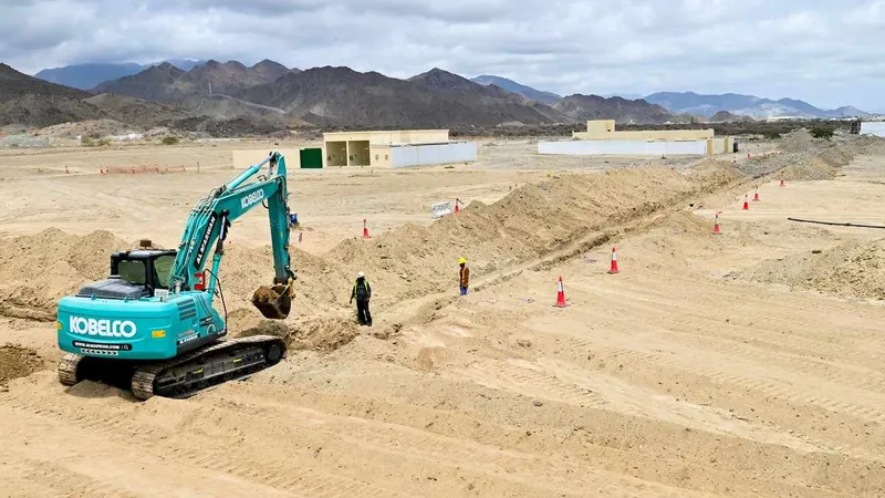 SK220 in action at Kalaba