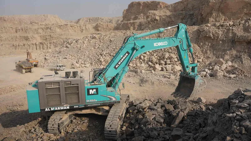 SK850 Kobelco excavator