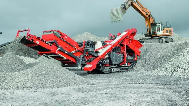 Sandvik offers both tracked and wheeled screeners and crushers.