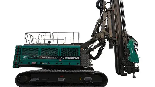 Sennebogen SR30 F with ABI Mobilram TM16 piling rig