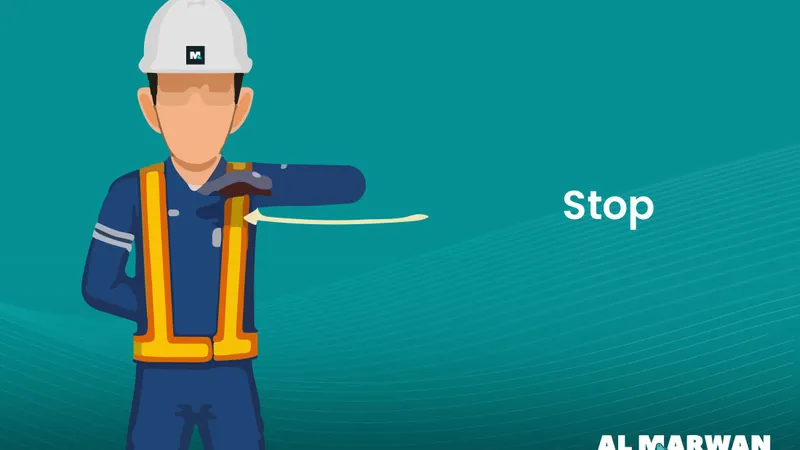 Stop Crane Hand Signal